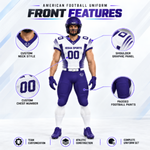 American Football Uniform Features
