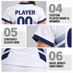 Navy-White Jersey Detail Guide
