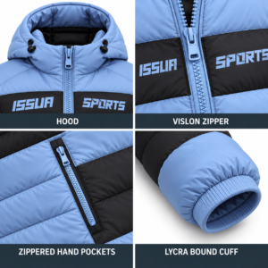 ISSUA Sports Jacket Detail Collage